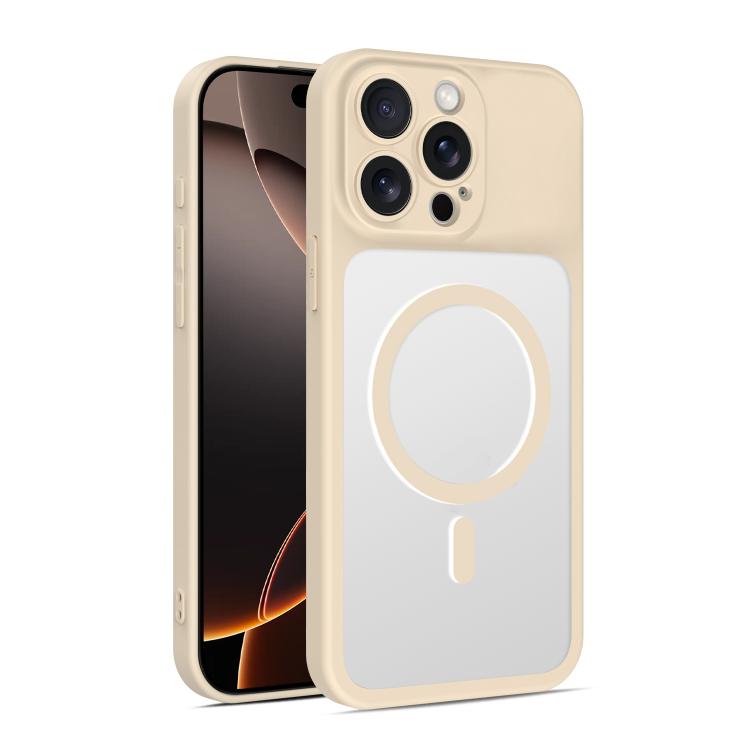 Custodia per telefono ibrida in TPU e PC ultra sottile con finitura satinata e magnete., For iPhone 16 Pro Max, For iPhone 16 Pro, For iPhone 16