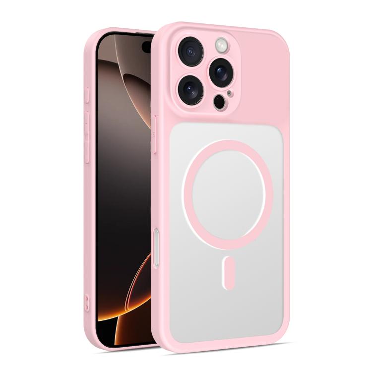 Custodia per telefono ibrida in TPU e PC ultra sottile con finitura satinata e magnete., For iPhone 16 Pro Max, For iPhone 16 Pro, For iPhone 16
