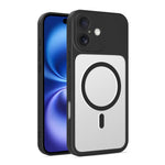 Custodia per telefono ibrida in TPU e PC ultra sottile con finitura satinata e magnete., For iPhone 16 Pro Max, For iPhone 16 Pro, For iPhone 16