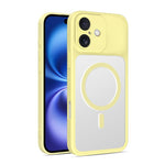 Custodia per telefono ibrida in TPU e PC ultra sottile con finitura satinata e magnete., For iPhone 16 Pro Max, For iPhone 16 Pro, For iPhone 16