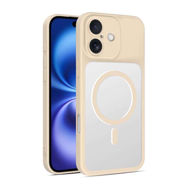 Custodia per telefono ibrida in TPU e PC ultra sottile con finitura satinata e magnete., For iPhone 16 Pro Max, For iPhone 16 Pro, For iPhone 16