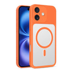 Custodia per telefono ibrida in TPU e PC ultra sottile con finitura satinata e magnete., For iPhone 16 Pro Max, For iPhone 16 Pro, For iPhone 16