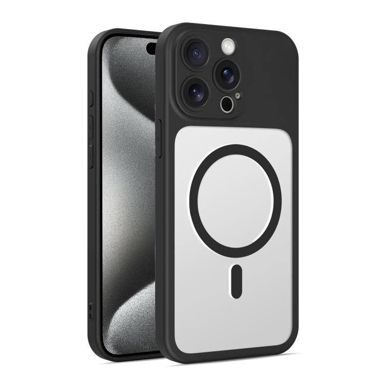 Custodia per telefono ibrida in TPU e PC ultra sottile con finitura satinata e magnete., For iPhone 15 Pro Max, For iPhone 15 Pro, For iPhone 15