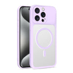 Custodia per telefono ibrida in TPU e PC ultra sottile con finitura satinata e magnete., For iPhone 15 Pro Max, For iPhone 15 Pro, For iPhone 15