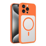 Custodia per telefono ibrida in TPU e PC ultra sottile con finitura satinata e magnete., For iPhone 15 Pro Max, For iPhone 15 Pro, For iPhone 15