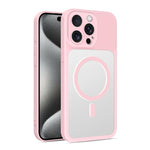 Custodia per telefono ibrida in TPU e PC ultra sottile con finitura satinata e magnete., For iPhone 15 Pro Max, For iPhone 15 Pro, For iPhone 15