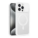Custodia per telefono ibrida in TPU e PC ultra sottile con finitura satinata e magnete., For iPhone 15 Pro Max, For iPhone 15 Pro, For iPhone 15