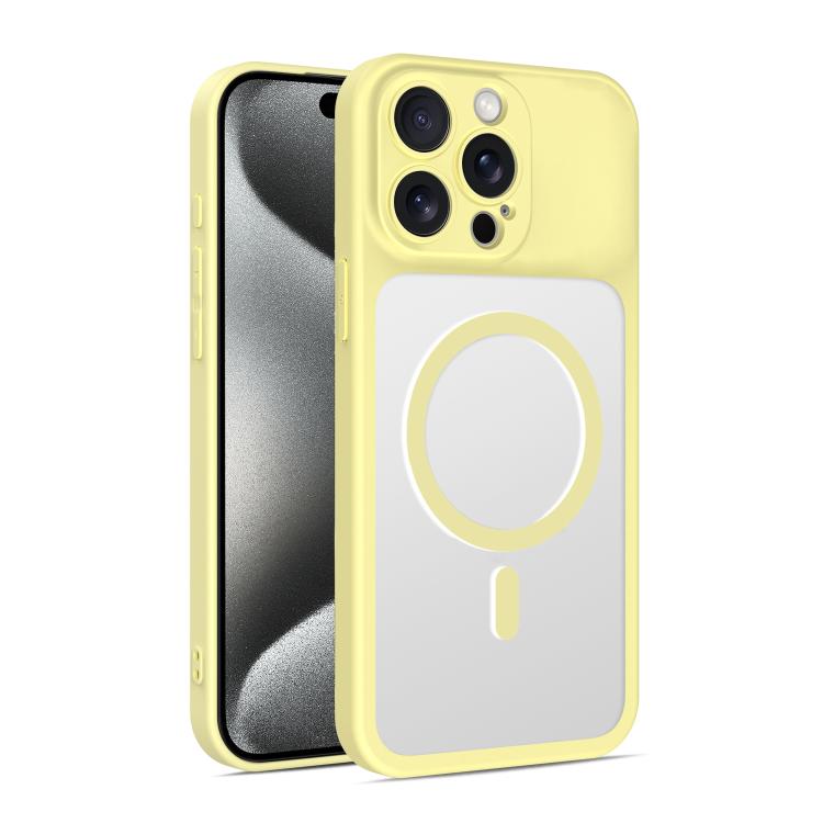 Custodia per telefono ibrida in TPU e PC ultra sottile con finitura satinata e magnete., For iPhone 15 Pro Max, For iPhone 15 Pro, For iPhone 15