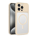 Custodia per telefono ibrida in TPU e PC ultra sottile con finitura satinata e magnete., For iPhone 15 Pro Max, For iPhone 15 Pro, For iPhone 15