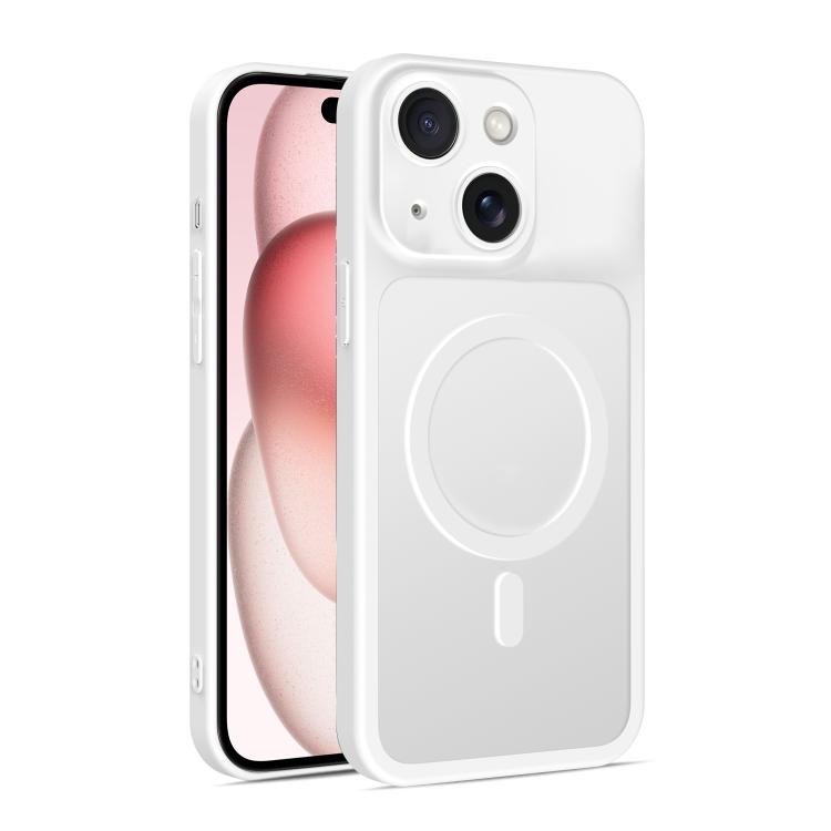 Custodia per telefono ibrida in TPU e PC ultra sottile con finitura satinata e magnete., For iPhone 15 Pro Max, For iPhone 15 Pro, For iPhone 15