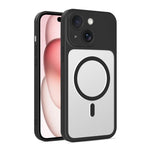 Custodia per telefono ibrida in TPU e PC ultra sottile con finitura satinata e magnete., For iPhone 15 Pro Max, For iPhone 15 Pro, For iPhone 15
