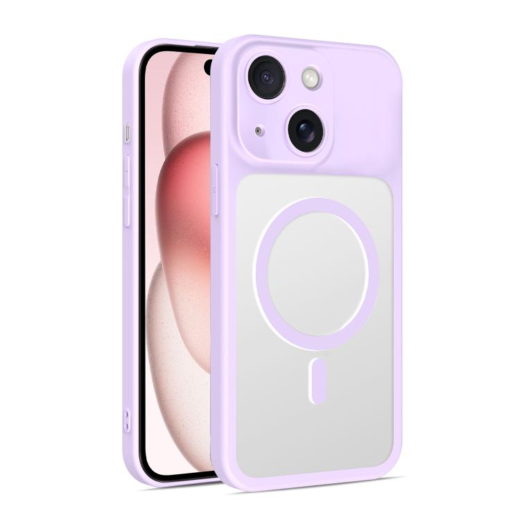 Custodia per telefono ibrida in TPU e PC ultra sottile con finitura satinata e magnete., For iPhone 15 Pro Max, For iPhone 15 Pro, For iPhone 15