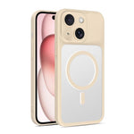 Custodia per telefono ibrida in TPU e PC ultra sottile con finitura satinata e magnete., For iPhone 15 Pro Max, For iPhone 15 Pro, For iPhone 15