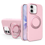 Custodia magnetica per telefono in silicone liquido con supporto girevole, For iPhone 17 Pro Max, For iPhone 17 Pro, For iPhone 17