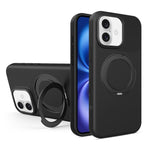 Custodia magnetica per telefono in silicone liquido con supporto girevole, For iPhone 16 Pro Max, For iPhone 16 Pro, For iPhone 16