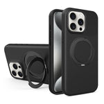 Custodia magnetica per telefono in silicone liquido con supporto girevole, For iPhone 15 Pro Max, For iPhone 15 Pro, For iPhone 15