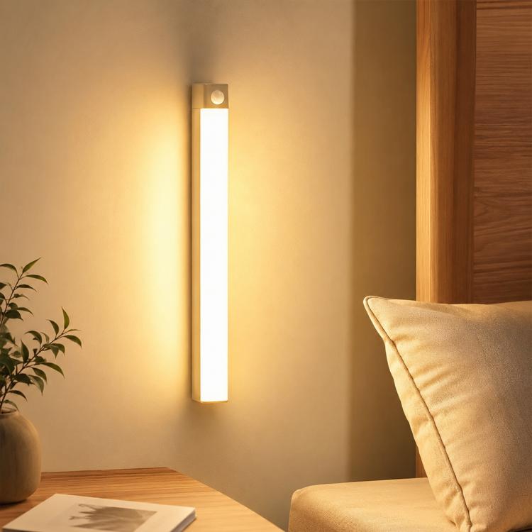 Barra luminosa a LED con sensore di movimento intelligente, lampada da comodino, 10cm 1W, 20cm 2W, 30cm 3W, 50cm 5W