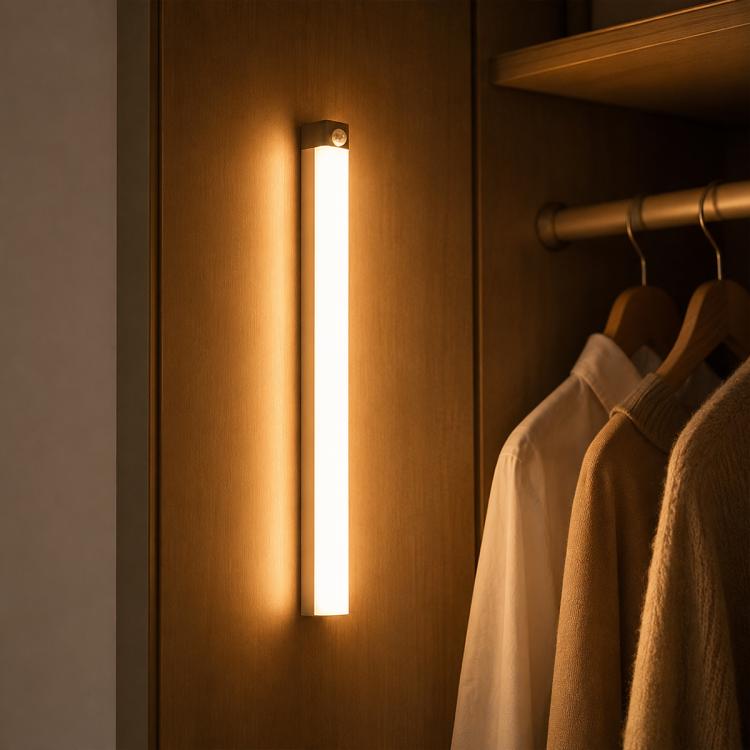 Barra luminosa a LED con sensore di movimento intelligente, lampada da comodino, 10cm 1W, 20cm 2W, 30cm 3W, 50cm 5W