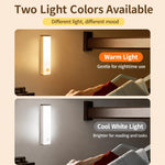 Barra luminosa a LED con sensore di movimento intelligente, lampada da comodino, 10cm 1W, 20cm 2W, 30cm 3W, 50cm 5W