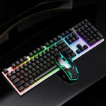 Set tastiera e mouse cablati illuminati SHIPADOO D500