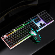 Set tastiera e mouse cablati illuminati SHIPADOO D500
