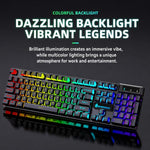 Set tastiera e mouse cablati illuminati SHIPADOO D500