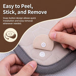 Fibbia di sicurezza anti-sfilacciamento per trapunte, Pair, 4-Pair, 6-Pair