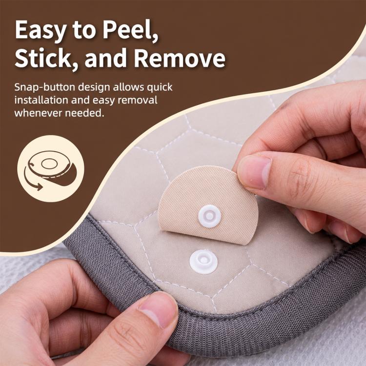 Fibbia di sicurezza anti-sfilacciamento per trapunte, Pair, 4-Pair, 6-Pair