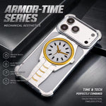 Custodia magnetica per telefono in lega di alluminio con design a orologio., For iPhone 17 Pro Max, For iPhone 17 Pro