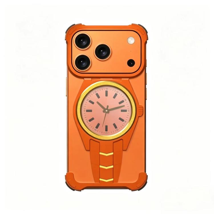 Custodia magnetica per telefono in lega di alluminio con design a orologio., For iPhone 17 Pro Max, For iPhone 17 Pro