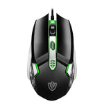 Mouse meccanico da gioco USB SHIPADOO G5 2400DPI