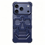 Custodia per telefono in lega di alluminio con design unico a teschio., For iPhone 17 Pro Max, For iPhone 17 Pro