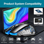 Mouse meccanico da gioco USB SHIPADOO G5 6D 3200DPI