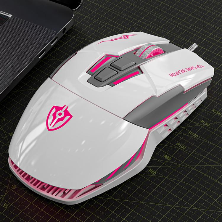 Mouse da gioco USB cablato SHIPADOO G7 7D 8800DPI colorato