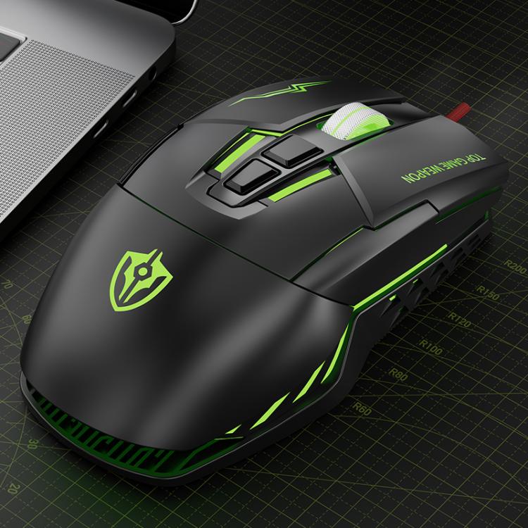 Mouse da gioco USB cablato SHIPADOO G7 7D 8800DPI colorato