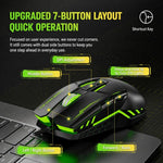Mouse da gioco USB cablato SHIPADOO G7 7D 8800DPI colorato