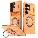 Custodia per telefono con protezione per fotocamera scorrevole, slot per scheda e rotazione a 360 gradi., For Galaxy S26 Ultra 5G, For Galaxy S25 Ultra 5G