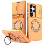 Custodia per telefono con protezione per fotocamera scorrevole, slot per scheda e rotazione a 360 gradi., For Galaxy S26 Ultra 5G, For Galaxy S25 Ultra 5G