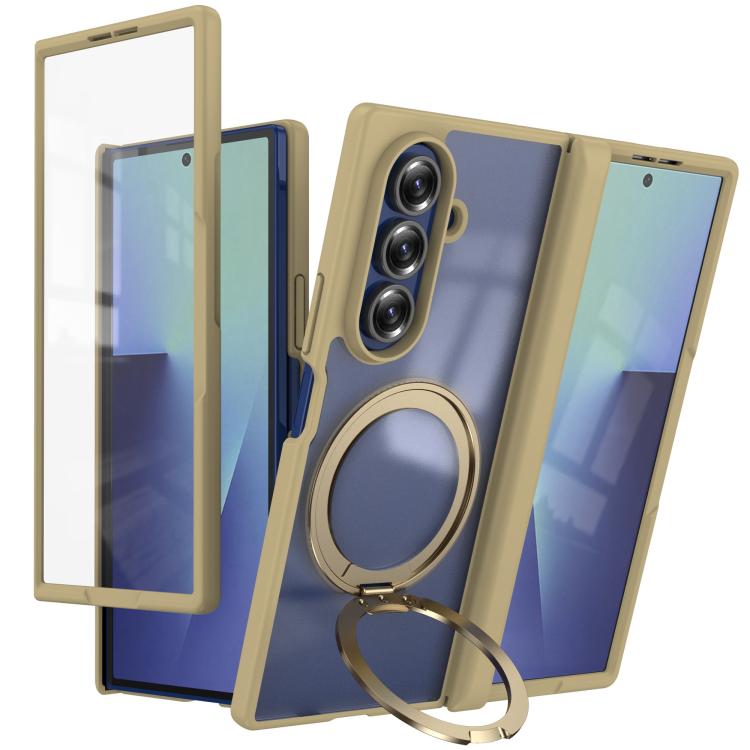 Cerniera girevole a 360°, supporto ad anello magnetico, pellicola protettiva integrata per la custodia del telefono., For  Galaxy Z Fold8 5G, For Galaxy Z Fold8 Ultra 5G, For Galaxy Z Fold7 5G