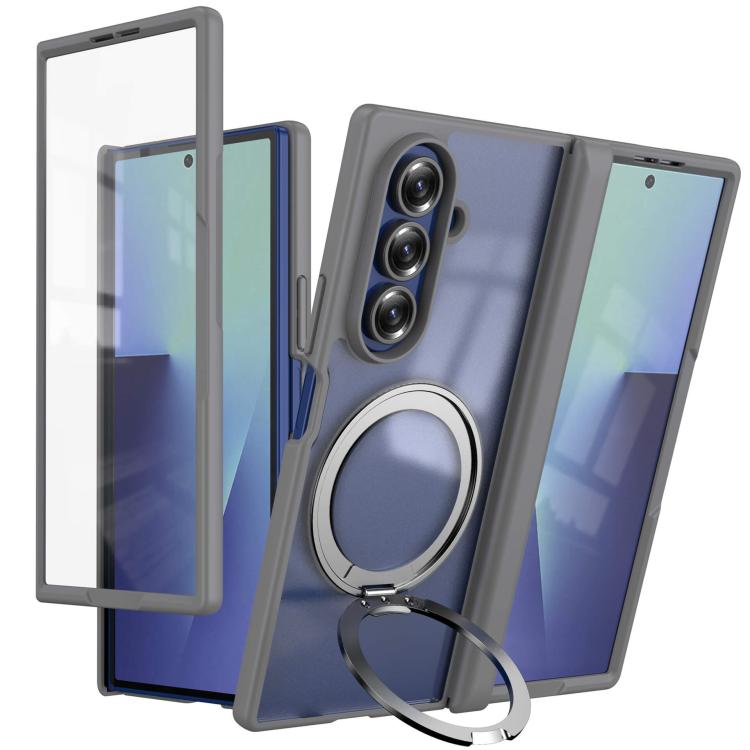 Cerniera girevole a 360°, supporto ad anello magnetico, pellicola protettiva integrata per la custodia del telefono., For  Galaxy Z Fold8 5G, For Galaxy Z Fold8 Ultra 5G, For Galaxy Z Fold7 5G
