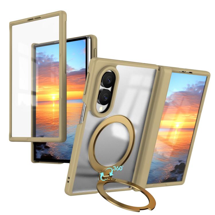 Cerniera girevole a 360°, supporto ad anello magnetico, pellicola protettiva integrata per la custodia del telefono., For  Galaxy Z Fold8 5G, For Galaxy Z Fold8 Ultra 5G, For Galaxy Z Fold7 5G