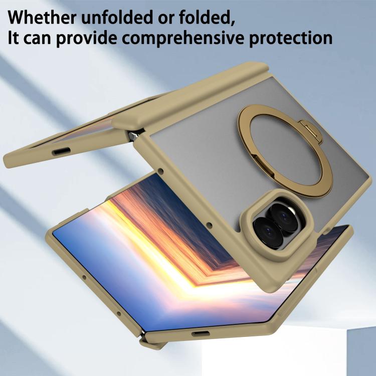 Cerniera girevole a 360°, supporto ad anello magnetico, pellicola protettiva integrata per la custodia del telefono., For  Galaxy Z Fold8 5G, For Galaxy Z Fold8 Ultra 5G, For Galaxy Z Fold7 5G