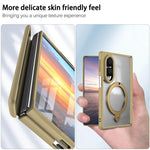 Cerniera girevole a 360°, supporto ad anello magnetico, pellicola protettiva integrata per la custodia del telefono., For  Galaxy Z Fold8 5G, For Galaxy Z Fold8 Ultra 5G, For Galaxy Z Fold7 5G
