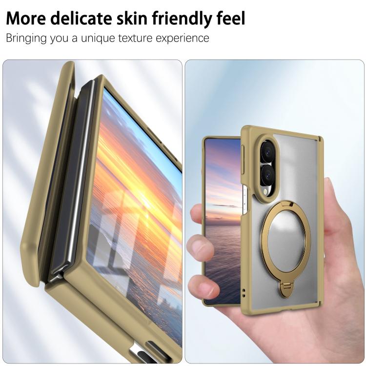 Cerniera girevole a 360°, supporto ad anello magnetico, pellicola protettiva integrata per la custodia del telefono., For  Galaxy Z Fold8 5G, For Galaxy Z Fold8 Ultra 5G, For Galaxy Z Fold7 5G