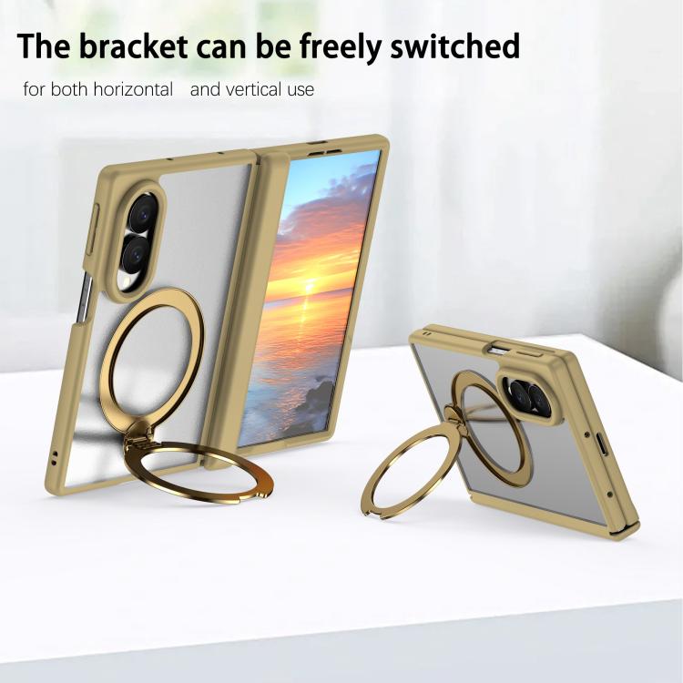 Cerniera girevole a 360°, supporto ad anello magnetico, pellicola protettiva integrata per la custodia del telefono., For  Galaxy Z Fold8 5G, For Galaxy Z Fold8 Ultra 5G, For Galaxy Z Fold7 5G