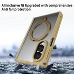 Cerniera girevole a 360°, supporto ad anello magnetico, pellicola protettiva integrata per la custodia del telefono., For  Galaxy Z Fold8 5G, For Galaxy Z Fold8 Ultra 5G, For Galaxy Z Fold7 5G