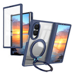Cerniera girevole a 360°, supporto ad anello magnetico, pellicola protettiva integrata per la custodia del telefono., For  Galaxy Z Fold8 5G, For Galaxy Z Fold8 Ultra 5G, For Galaxy Z Fold7 5G