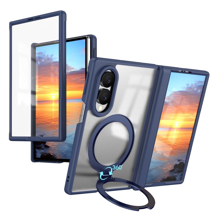 Cerniera girevole a 360°, supporto ad anello magnetico, pellicola protettiva integrata per la custodia del telefono., For  Galaxy Z Fold8 5G, For Galaxy Z Fold8 Ultra 5G, For Galaxy Z Fold7 5G