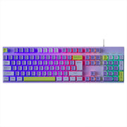 SHIPADOO GK80 Tastiera cablata USB 104 tasti meccanica