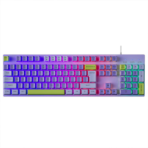 SHIPADOO GK80 Tastiera cablata USB con 104 tasti, sensazione meccanica.